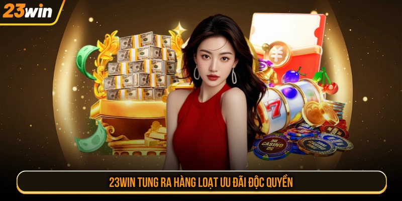 23WIN tung ra hàng loạt ưu đãi độc quyền