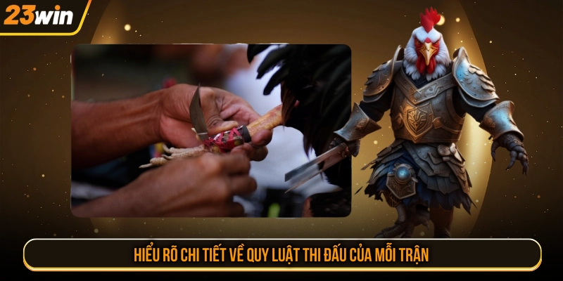 Hiểu rõ chi tiết về quy luật thi đấu của mỗi trận